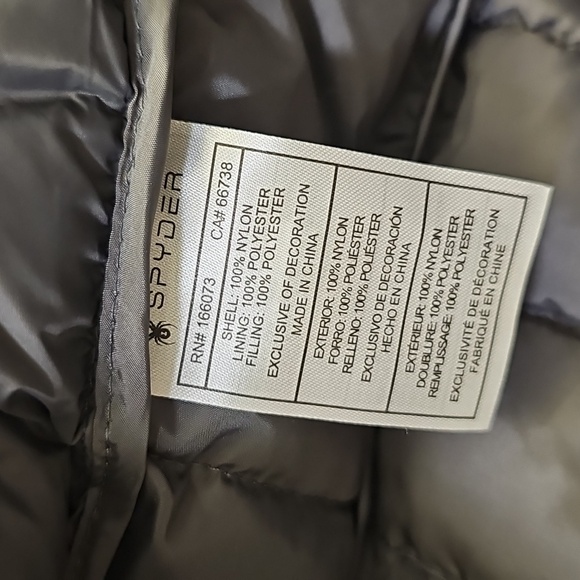 Spyder Women's Quilted Puffer Packable Jacket In 'Polar'. NWT. Women's Sz Small. - Picture 7 of 10